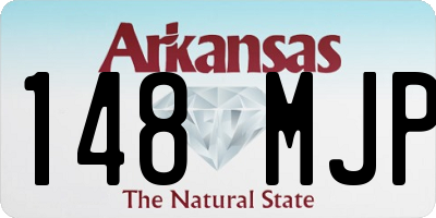AR license plate 148MJP