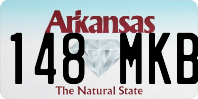 AR license plate 148MKB