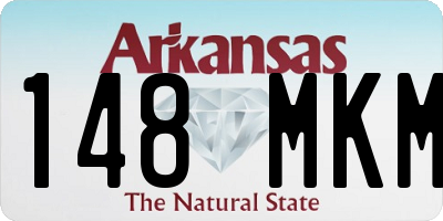 AR license plate 148MKM