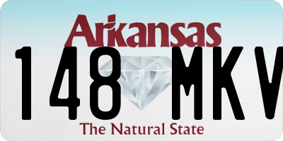 AR license plate 148MKV