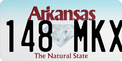 AR license plate 148MKX