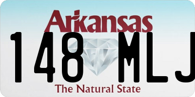 AR license plate 148MLJ