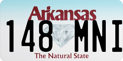 AR license plate 148MNI