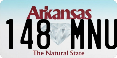 AR license plate 148MNU