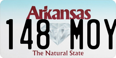 AR license plate 148MOY