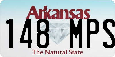 AR license plate 148MPS