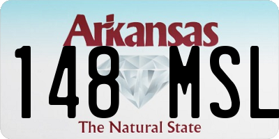 AR license plate 148MSL