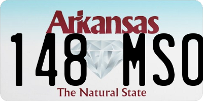 AR license plate 148MSO