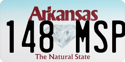 AR license plate 148MSP