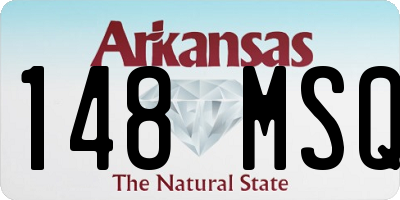 AR license plate 148MSQ
