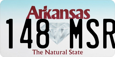 AR license plate 148MSR