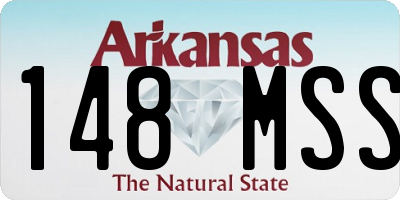 AR license plate 148MSS