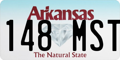 AR license plate 148MST