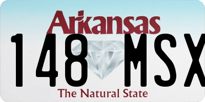 AR license plate 148MSX