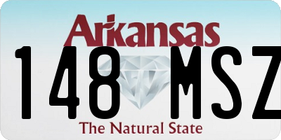 AR license plate 148MSZ