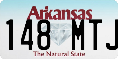 AR license plate 148MTJ