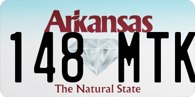 AR license plate 148MTK