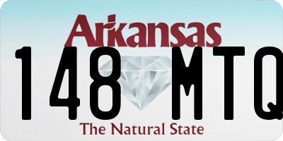 AR license plate 148MTQ