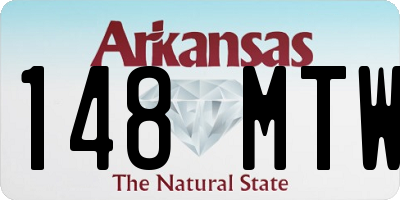AR license plate 148MTW
