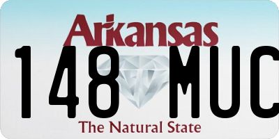 AR license plate 148MUC