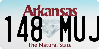 AR license plate 148MUJ