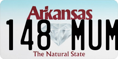 AR license plate 148MUM