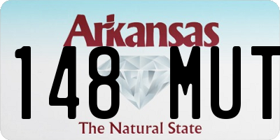 AR license plate 148MUT