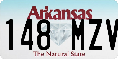 AR license plate 148MZV