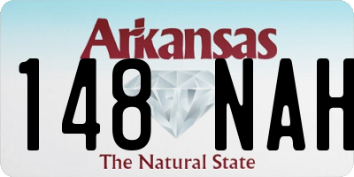 AR license plate 148NAH