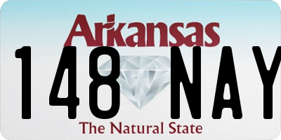 AR license plate 148NAY