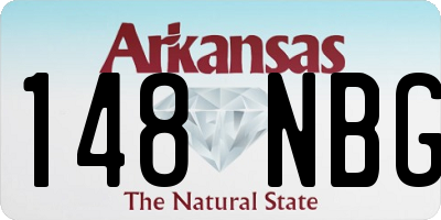 AR license plate 148NBG