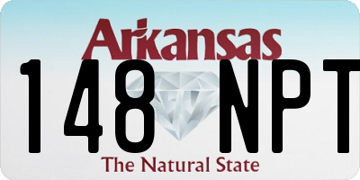 AR license plate 148NPT