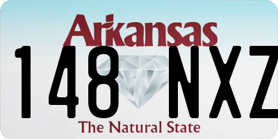 AR license plate 148NXZ