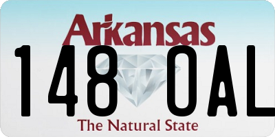 AR license plate 148OAL