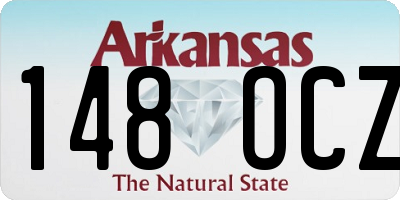 AR license plate 148OCZ