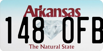 AR license plate 148OFB
