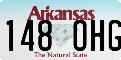 AR license plate 148OHG