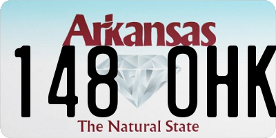 AR license plate 148OHK