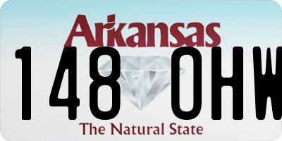 AR license plate 148OHW