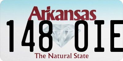 AR license plate 148OIE