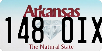 AR license plate 148OIX