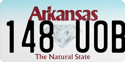 AR license plate 148UOB