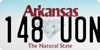 AR license plate 148UON