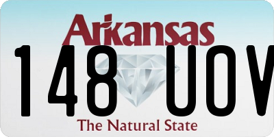 AR license plate 148UOV