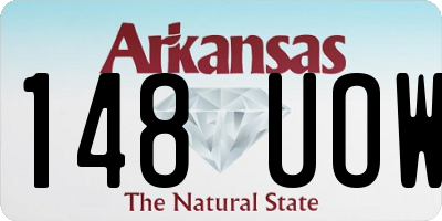 AR license plate 148UOW