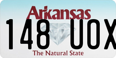 AR license plate 148UOX