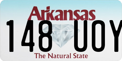 AR license plate 148UOY