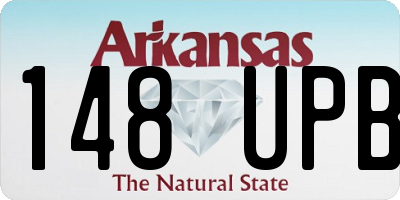 AR license plate 148UPB