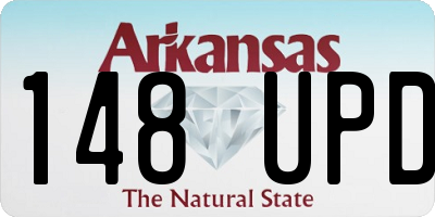 AR license plate 148UPD