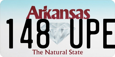 AR license plate 148UPE